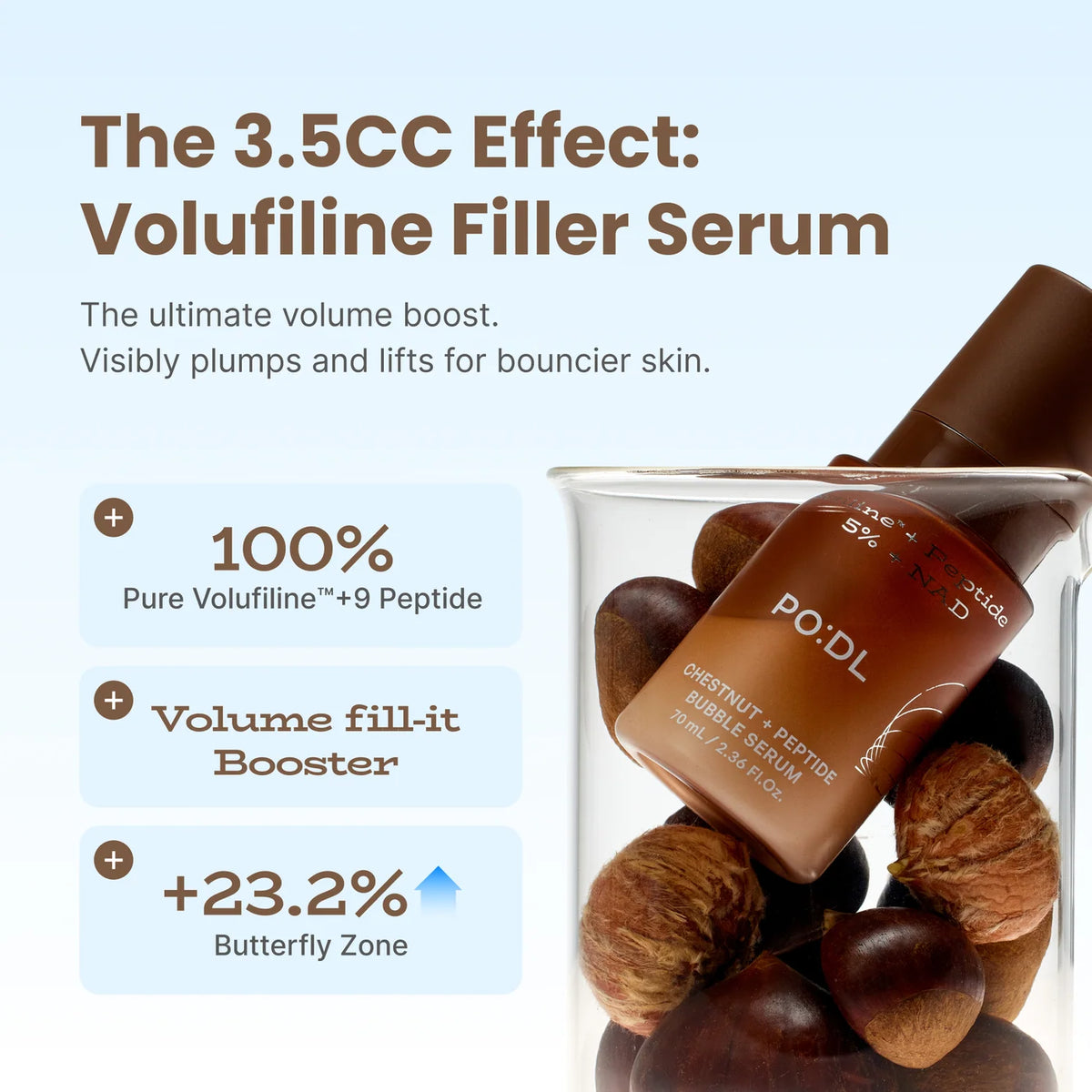 Chestnut Peptide Pore Tightening Bubble Serum 70mL