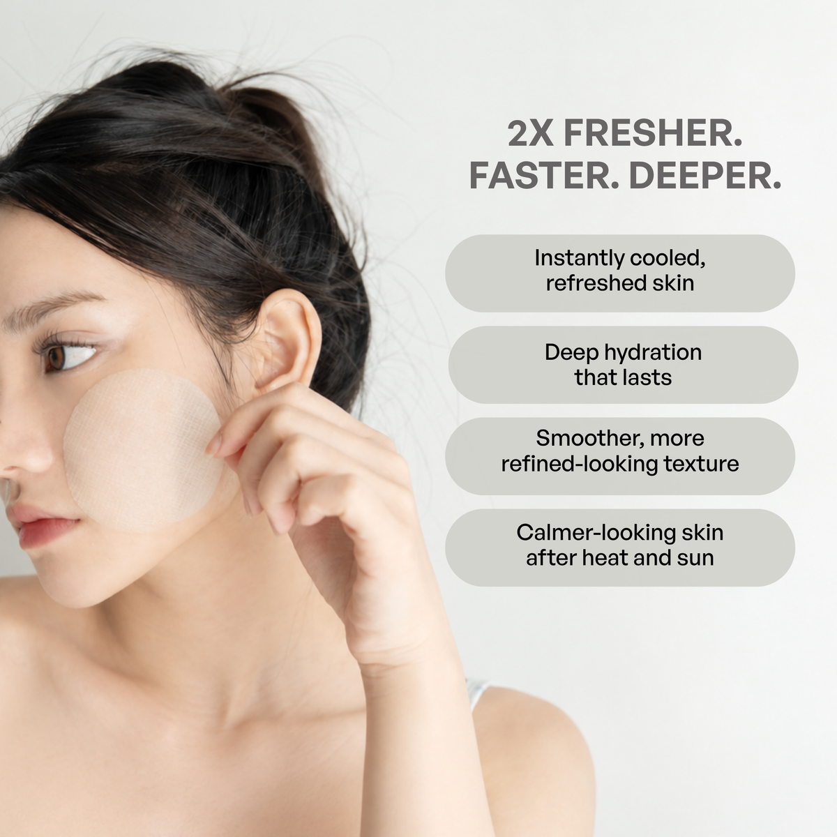 Barley Hyaluronic Frozen40 Essence Pad 70 pads