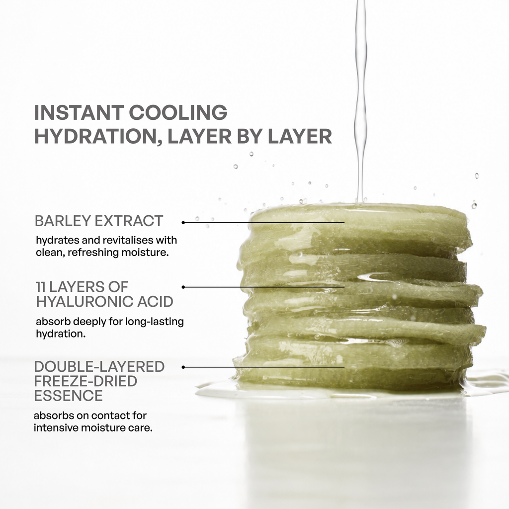 Barley Hyaluronic Frozen40 Essence Pad 70 pads